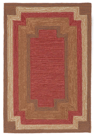 Trans Ocean Ravella Border Red Area Rug Main