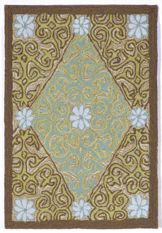 Trans Ocean Ravella Lakai Diamond Blue Area Rug 2' 0'' X 3' 0''