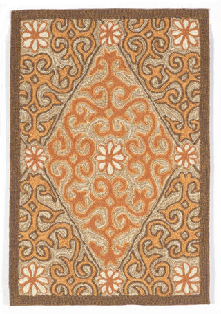 Trans Ocean Ravella Lakai Diamond Orange Area Rug 2' 0'' X 3' 0''