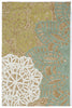 Trans Ocean Ravella Crochet Natural Area Rug by Liora Manne