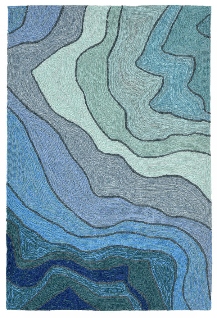 Trans Ocean Ravella Mykonos Blue Area Rug 2' 0'' X 3' 0''