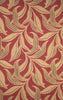 Trans Ocean Ravella Leaf Red Area Rug main image