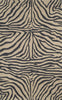 Trans Ocean Ravella Zebra Black Area Rug main image