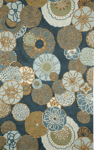 Trans Ocean Ravella Disco Blue Area Rug main image