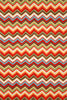 Trans Ocean Ravella Zigzag Orange Area Rug main image