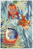 Trans Ocean Ravella Tropical Fish Blue Area Rug by Liora Manne main image