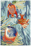 Trans Ocean Ravella Tropical Fish Blue Area Rug by Liora Manne main image