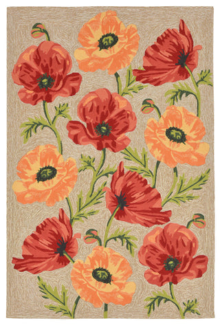 Trans Ocean Ravella Icelandic Poppies Natural Area Rug main image