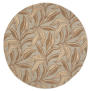 Trans Ocean Ravella Leaf Blue Area Rug by Liora Manne