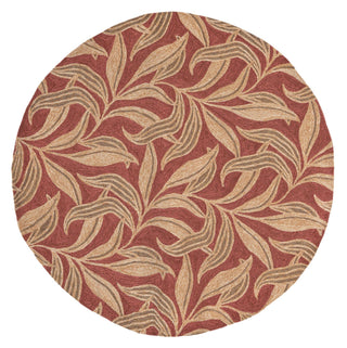 Trans Ocean Ravella Leaf Red Area Rug Main