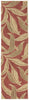 Trans Ocean Ravella Leaf Red Area Rug 2'0'' X 8'0'' Runner