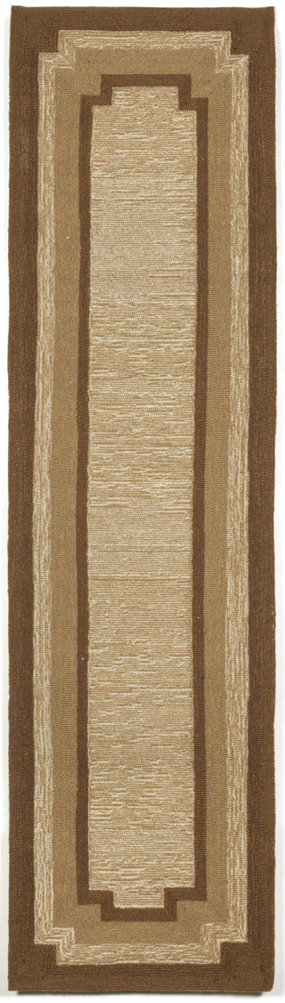 Trans Ocean Ravella Border Natural Area Rug Main