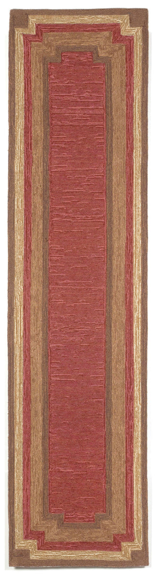 Trans Ocean Ravella Border Red Area Rug Main