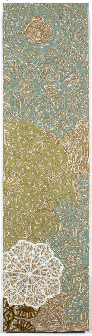 Trans Ocean Ravella Crochet Natural Area Rug Main