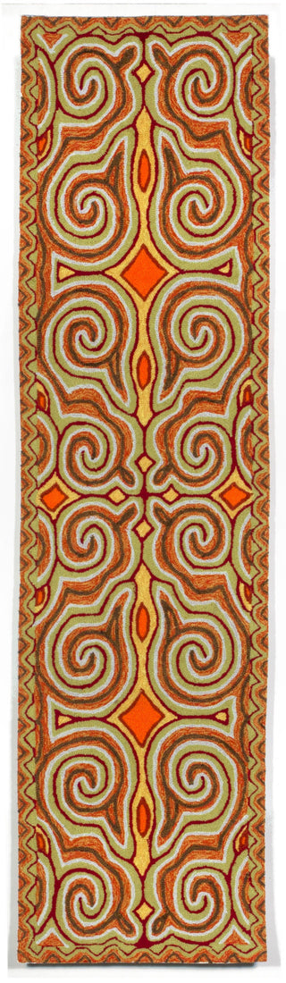 Trans Ocean Ravella Kazakh Orange Area Rug 2'0'' X 8'0'' Runner