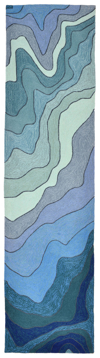 Trans Ocean Ravella Mykonos Blue Area Rug Main