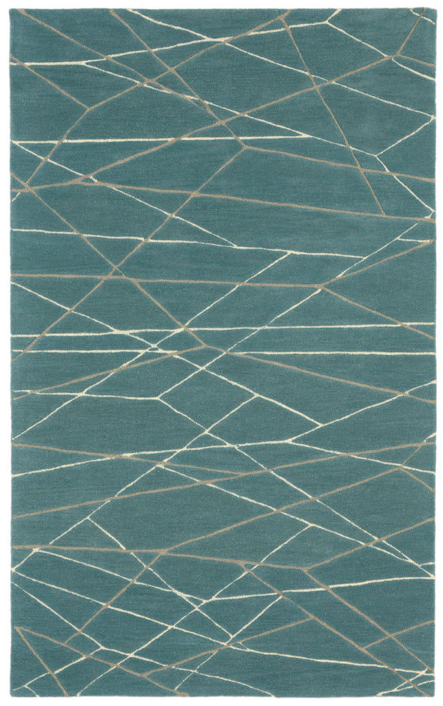 Trans Ocean Seville Lines Blue Area Rug main image