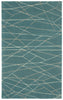 Trans Ocean Seville Lines Blue Area Rug 5' 0'' X 8' 0''