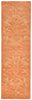Trans Ocean Seville Modern Damask Orange Area Rug 2'3'' X 8'0'' Runner