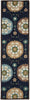 Trans Ocean Seville Suzanie Navy Area Rug 2'3'' X 8'0'' Runner