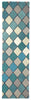 Trans Ocean Seville Diamond Blue Area Rug by Liora Manne