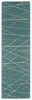 Trans Ocean Seville Lines Blue Area Rug 2'3'' X 8'0'' Runner