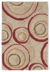Trans Ocean Spello Hoops Red Area Rug by Liora Manne