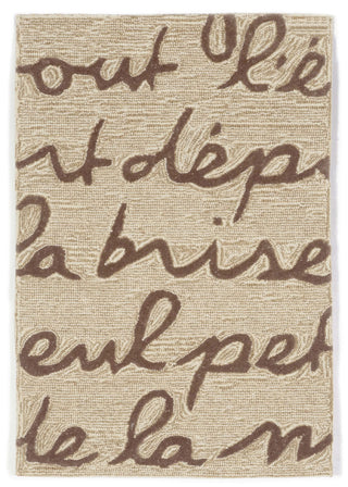 Trans Ocean Spello Poem Natural Area Rug Main