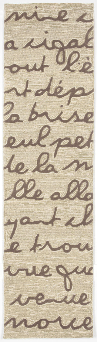 Trans Ocean Spello Poem Brown Area Rug by Liora Manne