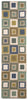 Trans Ocean Spello Big Squares Blue Area Rug 2'0'' X 8'0'' Runner