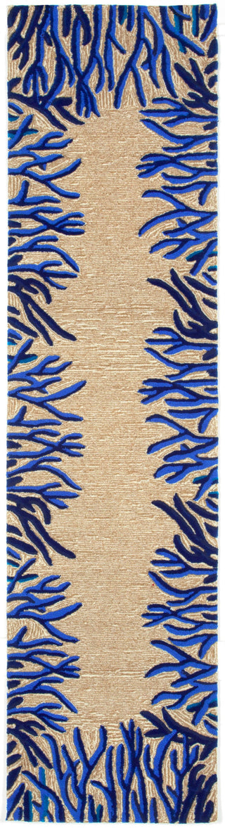 Trans Ocean Spello Coral Bdr Natural Area Rug Main