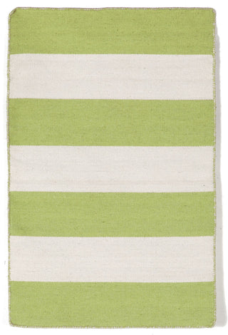 Trans Ocean Sorrento Rugby Stripe Green Area Rug Main