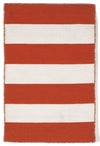 Trans Ocean Sorrento Rugby Stripe Rust Area Rug by Liora Manne