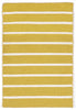 Trans Ocean Sorrento Pinstripe Yellow Area Rug 2' 0'' X 3' 0''
