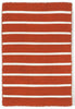 Trans Ocean Sorrento Pinstripe Rust Area Rug Main