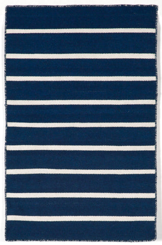 Trans Ocean Sorrento Pinstripe Navy Area Rug Main