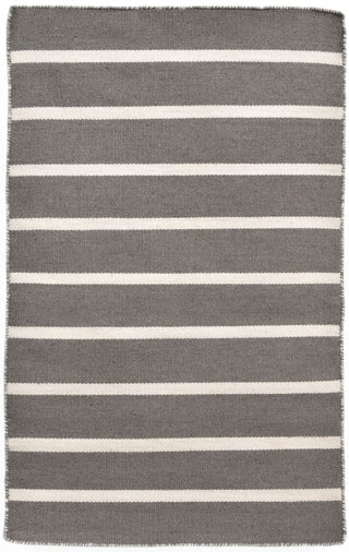 Trans Ocean Sorrento Pinstripe Grey Area Rug by Liora Manne