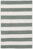 Trans Ocean Sorrento Rugby Stripe Grey Area Rug main image