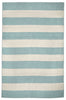 Trans Ocean Sorrento Rugby Stripe Blue Area Rug 5' 0'' X 7' 6''
