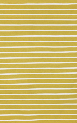 Trans Ocean Sorrento Pinstripe Yellow Area Rug main image