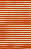 Trans Ocean Sorrento Pinstripe Rust Area Rug main image