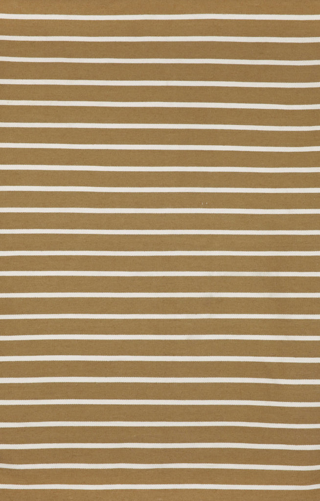 Trans Ocean Sorrento Pinstripe Khaki Area Rug 5' 0'' X 7' 6''