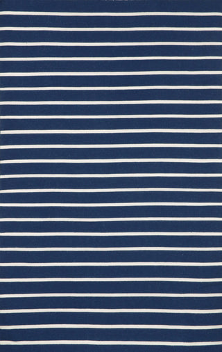 Trans Ocean Sorrento Pinstripe Navy Area Rug main image