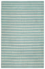 Trans Ocean Sorrento Pinstripe Blue Area Rug 5' 0'' X 7' 6''