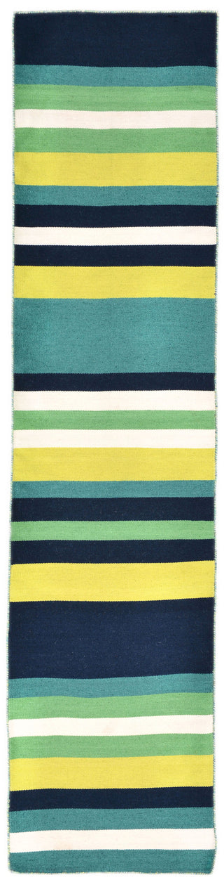 Trans Ocean Sorrento Tribeca Green Area Rug 2'0'' X 8'0'' Runner