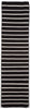 Trans Ocean Sorrento Pinstripe Black Area Rug 2'0'' X 8'0'' Runner