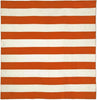 Trans Ocean Sorrento Rugby Stripe Rust Area Rug Main
