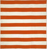 Trans Ocean Sorrento Rugby Stripe Rust Area Rug by Liora Manne