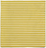 Trans Ocean Sorrento Pinstripe Yellow Area Rug 8' 0'' Square