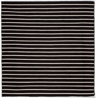 Trans Ocean Sorrento Pinstripe Black Area Rug Main